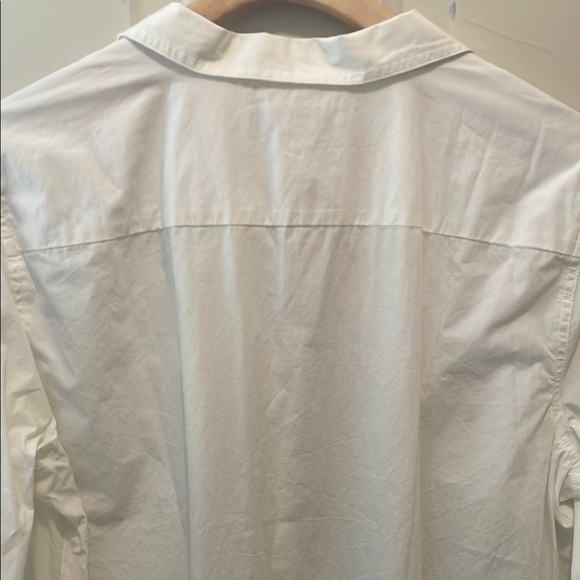NWT LOFT White Button-Up Shirt - Picture 10 of 12